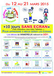 Affiche 10 jours sans cran 2015